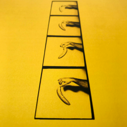 'Banana Pola' Print A4