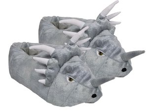 Slippers 'Dino' from Plüsch, Gr.XL