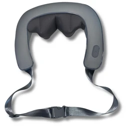 Electric massage cushion with infrared heating for relaxation and stress relief.