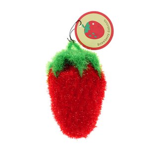 Krasvrije scrubber-vaatdoek - Aardbei