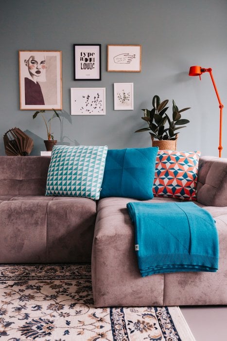 Cushion Azulejo Coimbra Light Blue