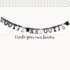 Wunschbriefzeile schwarz/weiß Karton OK 9085