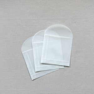 Transparent envelope - s deluxe - Packing Packing Vellum for gifts, cards & products of all kinds - 7.5 x 7.5 cm (PU = 10 pieces)