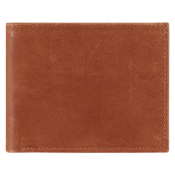 Lederen portemonnee - cognac bruin