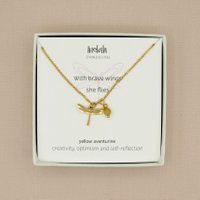 Ketting rock, brave wings, zilver of goud stainless steel
