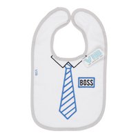 Bib "BOSS" with tie White