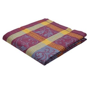 Linen tablecloth Rhapsody - blue purple, 170x300cm