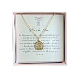 Kette Blume des Lebens 925