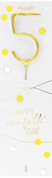 Confetti gold Sortiment 144 Wondercandle® classic