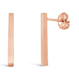 Ohrstecker „Matte Square Bar“