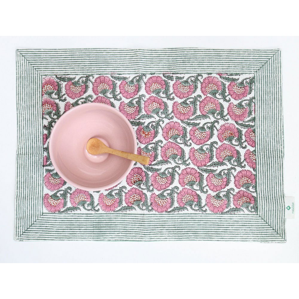 Placemat | Set van 2 | Thistle Carmine