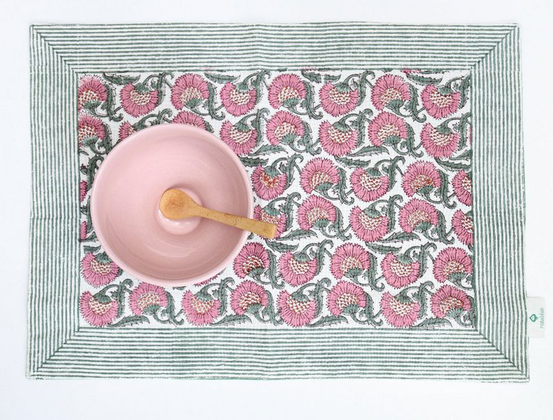 Placemat | Set van 2 | Thistle Carmine