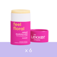 Deodorant stick - feel floral (x6)