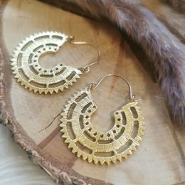 Yazzman Boho øreringe - vintage guld