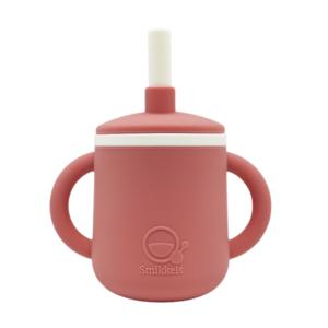 Kinderbecher aus Silikon mit Ohren