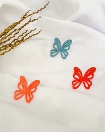 Pendientes Cria de Mariposa