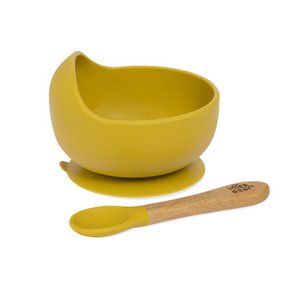 Schüssel mit Saugbecher + Silikonlöffel - Erdocker