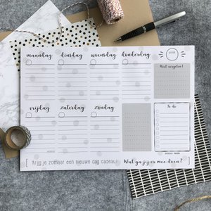 Weekplanner A4