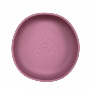 Silikonteller Regenbogen - Rouge