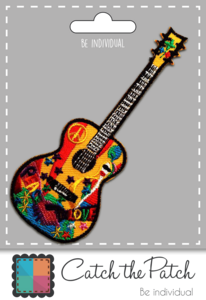 Guitar Peace Peace Hippie - Colorful