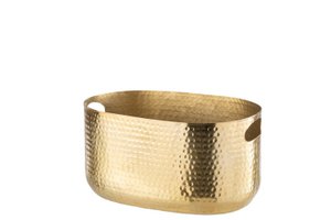 J-Line bucket champagne motif - aluminum - gold