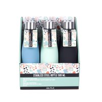 WIEDERVERWENDBARE FLASCHE MATTE STAHL HF