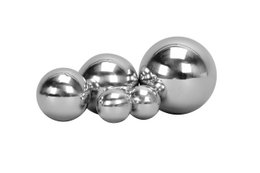  Stainless steel spheres balls set, shiny metallic silver round shapes, DIY craft kit components