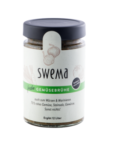 Fresh organic vegetable broth 320g for 12 liters