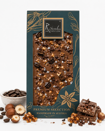 Chocolat au lait premium - café, canneberges