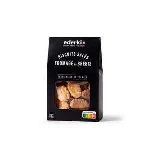Savory biscuits with sheep's cheese 80g