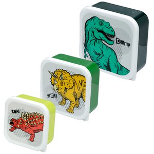 3er-Set Lunchbox M/L/XL Dinosauria