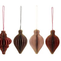 FEESTELIJKE DECORATIES HONINGRAAT SET VAN 6 STUKS (HOFF1291)