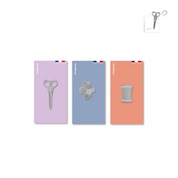 Assortment of 9 metal magnets featuring cat designs in various colors and styles. Includes round, oval, and silhouette shapes with playful cat motifs.