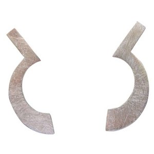 E 831 oorstekers, zilver