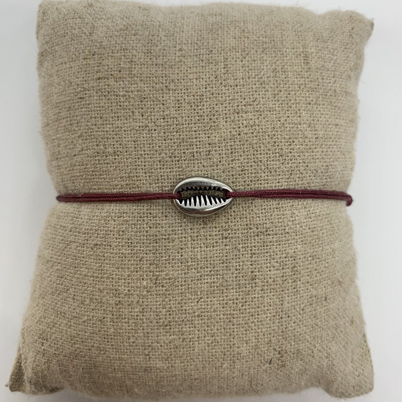 Lille Silver Shell armbånd