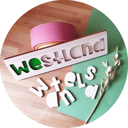 Wooden puzzle Westland