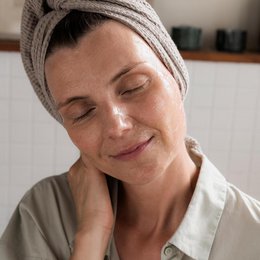 Mascarilla facial calmante y reafirmante con ginseng