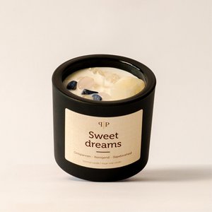 Gemstone scented candle: Sweet dreams