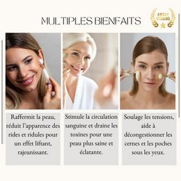 Masseur Visage en Pierre Naturelle | 3 Modèles Disponibles