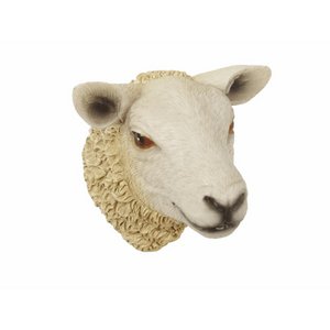 3D Magnet Sheep Head polystone 6x7cm