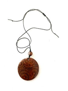 Necklace pendant Vino Dark brown