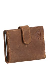 Vintage original RFID card slider coin brown 1686-25