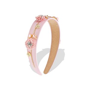 Flower and Crystal Hairband