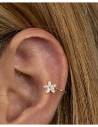 Boucles d'oreilles fleur