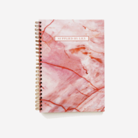 A5 Spiral Notebook in Luxurious Rose Quartz