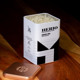 Groft traditionelt Noirmoutier salt