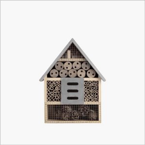 Insectenhotel -  Bug Hotel Naturel – 20x9x30 cm - grijs