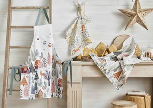 FORET DE NOEL - Printed Apron 76x85