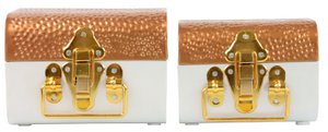 SUITCASE CHESTS TREASURE 2 PIECE SET (HOFF6901)
