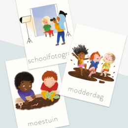 Entradas de ritmo de día inclusivo para el paquete de clase de jardín de infantes